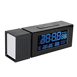 HELEVIA Reloj Despertador Digital con Radio FM, Luz Nocturna en Color