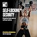 Self-Locking Weight Lifting Belt - Premium Weightlifting Belt for Serious Functional Fitness, Power Lifting, and Olympic Lifting Athletes (26
