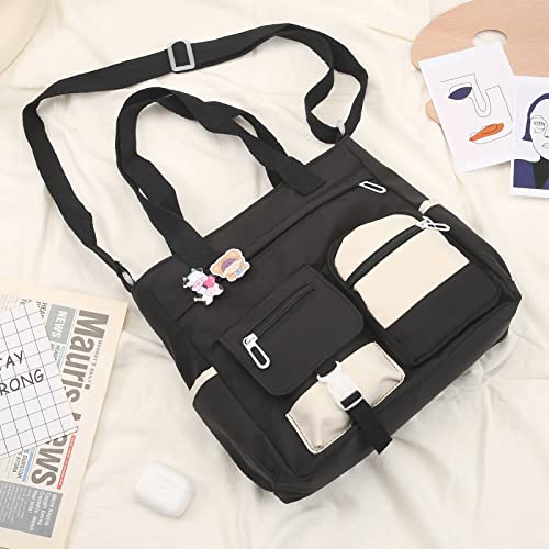 Phaoullzon Crossbody Cute Bag for Teens Kawaii Messenger Purse Nylon Shoulder Tote Bags2