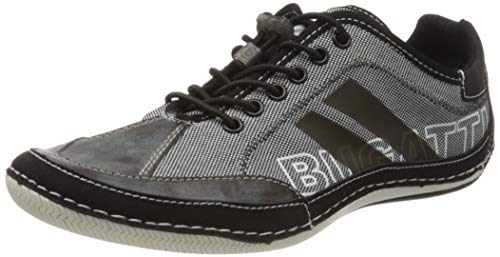 Bugatti Men's Low-Top Sneaker, Black, 10.5