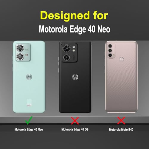 Image of NDCOM for Moto Edge 40 Neo Cover | Motorola Edge 40 Neo Back Cover | Premium Moto Edge 40 Neo Back Cover | Ring Holder Case