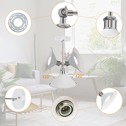 Image of LABOREDUCER Battery Operated Wall Sconces Set of Two, White Flexible Sconces Wall Lighting with Remote,Wireless Wall Mounted Lights, Battery Wall Lamps for Bedroom, Living Room, Stair