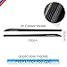 2pieces Glossy 5d Carbon Fibre Vinyl Performance Side Skirt Racing Stripes Decal Stickers for BMW f10 f11 f01 f02 f03 f04 g30 Accessories - 230CM