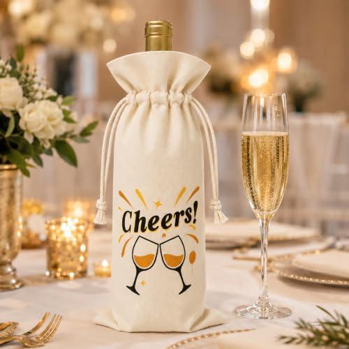 YAWIKO Wine Bag, Wine Bottle Gift Bags, Engagement Gifts for Couples - image 5