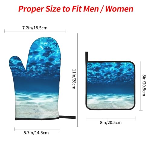 Suministros para hornear Underwater Ocean View: set de 4 piezas para cocina 5
