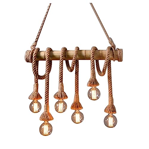 Lámpara colgante de madera vintage para transformar techos fríos en espacios rústicos elegantes