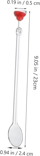 Miniatura 7 de jojofuny 20 palitos de frutas con mango creativo, cucharada, bebida, fiesta, swizzle, jugo, mezcla, para varios cristales, restaurantes, cócteles,