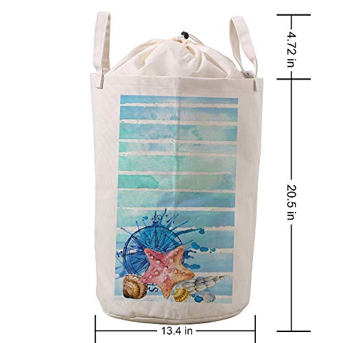 Sac à linge en lin anti odeur avec cordon de serrage pratique