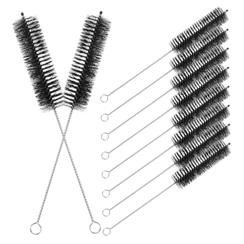 Alipis Multifunctional BBQ Cleaning Brush Kit 10pcs Tube Brush Set for Barbecue Accessories