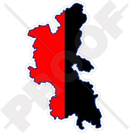 24 Buckinghamshire Flaggen-Aufkleber – Selbstklebend, 50x30 Mm, Ideal Für Dekoration