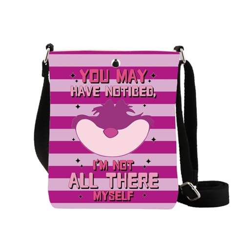 Cheshie Cat Crossbody Bag Cartoon Movie Fan Gift Cat Lover Gift Alicee Travel Vacation Backpack Purse Wallet Bag3