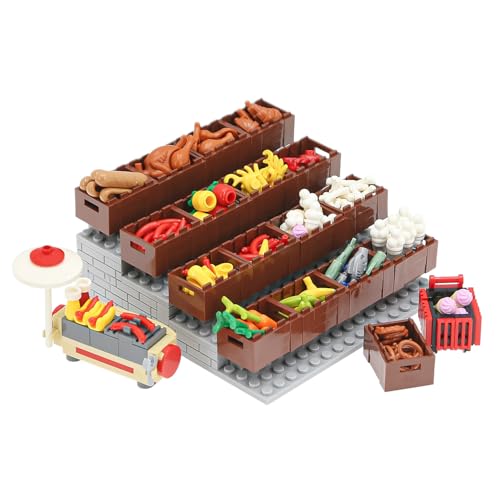 Jouet d'imitation cuisine pour enfant avec briques de gâteau et sundae DIY