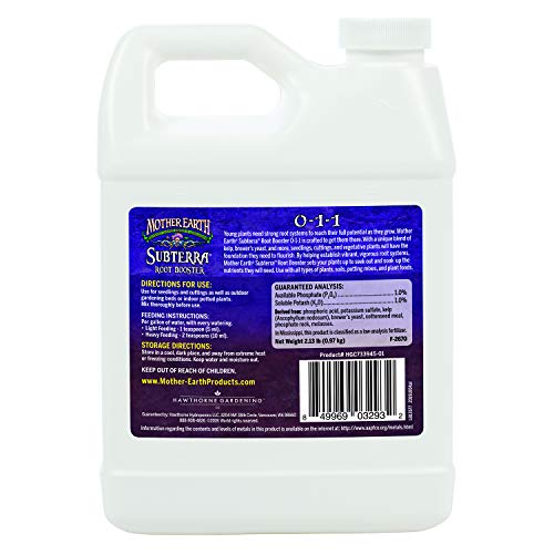 Mother Earth Subterra Root Booster líquido 0-1-1 1 Quart miniatura 2