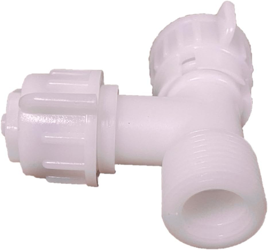T-Adapter With Ferrule, 1/2" Male, 1/2" Female for Bidet