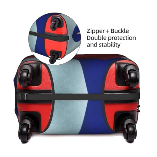 Universal Stretch Suitcase Cover Cuba Flag Carry On Luggage Sleeve Anti Scratch Travel Baggage Protector for Unisex Women X-Large4