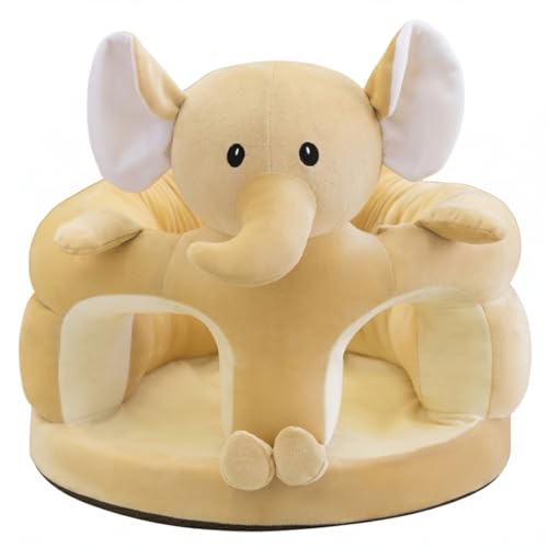 Siège de sol pour bébé éléphant en peluche, cadeau de naissance idéal