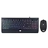 Adesso Backlit Gaming Keyboard and Mouse Combo, USB, Black