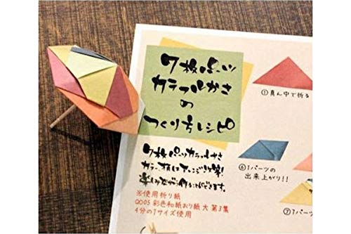 Japanese Mino Washi Traditional Chiyogami Washi Paper, Colorful Yuzen Origami Paper, Assorted Design, 3.93 In 40 Sheets #TOP5