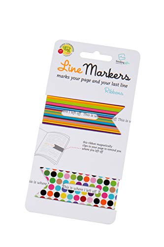 Line Markers Ribbons - Magnetische Lesezeichen: 2er Set Ribbons