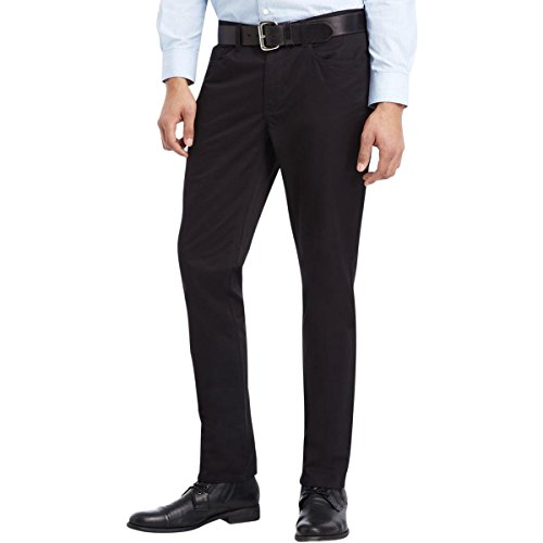 Kenneth Cole REACTION Men's 5-Pocket Slim-Fit Sateen Pant