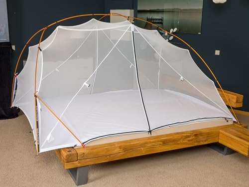 MOSQUITO-SAFE Reise Moskitonetz für Einzel- und Doppelbett