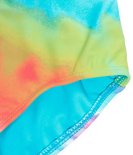 Girls One Piece Skirted Bathing Suits3