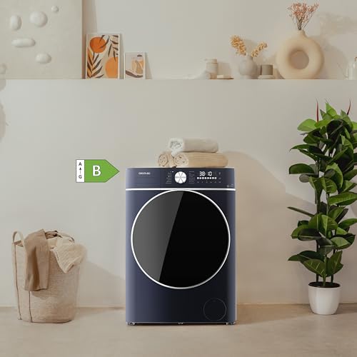 Cecotec Lavadora Secadora 8-5Kg Carga Frontal Bolero Wash&Dry 8580 Inverter Ice Blue A. 1400RPM, 16 Programas, Motor Inverter Plus, SteamMax, OnSmart, Smooth Wash, SpaCare y Goma antibacteriana - imagen 4