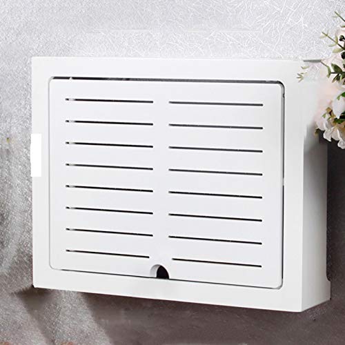 Caja de almacenamiento para enrutador y cables de pared 2