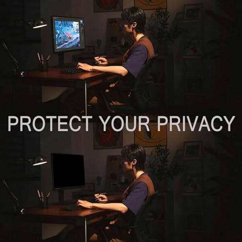 Film de protection anti-espion pour moniteur de bureau et open space - 4