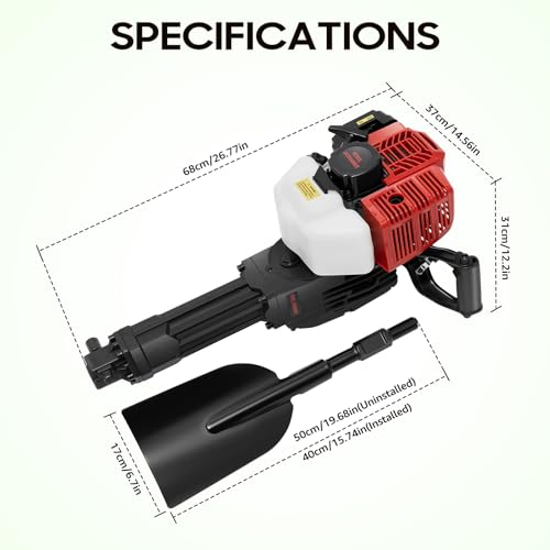 Portable Trench Digger 52CC Engine