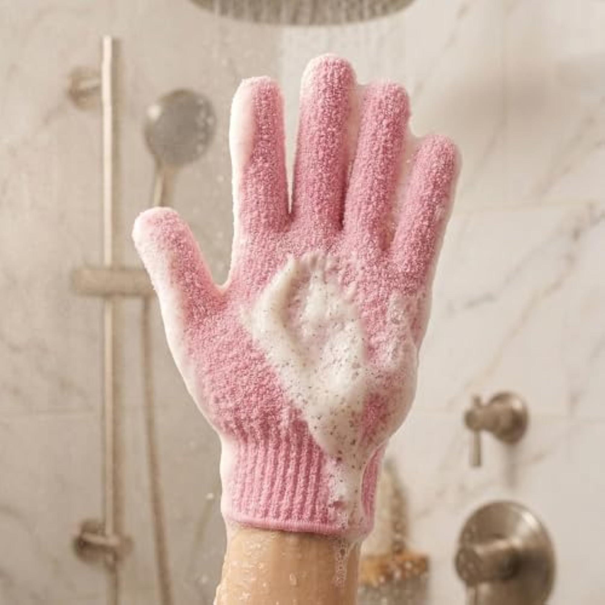 Exfoliating Gloves for Bathing, Body Scrub Gloves for Men & Women
