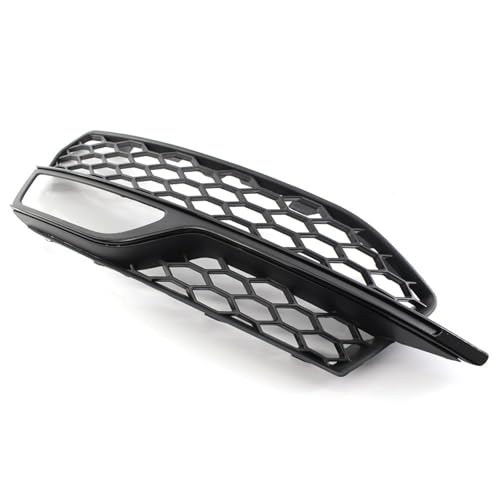 Grille de phare antibrouillard S3 A3 8V noire calandre nid d'abeille