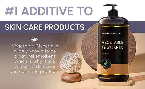 Brooklyn-Botany-Vegetable-Glycerin-for-Skin-Hair-and-Nails--Pure-Vegetable-Glycerin-Body-Oil-Hair-Oil-Skin-Moisturizer--Carrier-oil-for-Essential-Oils-Homemade-Blends-and-Massage-Oil-28-fl-oz Brooklyn Botany Vegetable Glycerin for Skin, Hair, and Nails – Pure Vegetable Glycerin Body Oil, Hair Oil, Skin Moisturizer – Carrier oil for Essential Oils, Homemade Blends and Massage Oil - 28 fl oz - Image 6