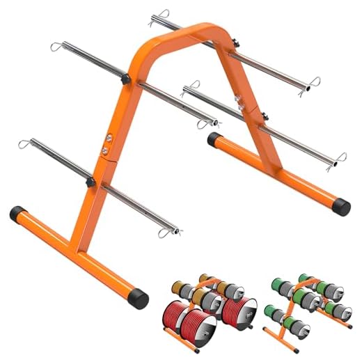 SELEWARE Heavy-Duty Wire Spool Caddy