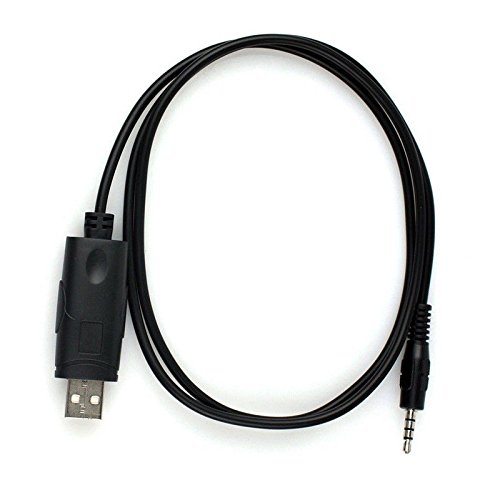 ����1m 3.5mm �s�� USB �v���O���~���O�P�[�u�� ���W�I&PC�ڑ� YAESU & Vertex Radio VX-2R/3R/5R/VX-168 VX-160 FT-60R�p �y��