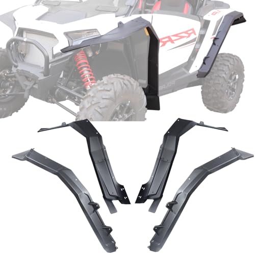 Image of Front & Rear Fender Flares Compatible with 2024 2025 Polaris RZR XP 1000 / XP 4 1000 Accessories Full Coverage Extended Mud Flaps Mud Guards Extension Replacement for 2889133