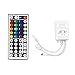 VIPMOON 44 teclas de control remoto inalámbrico por infrarrojos con receptor para tira de luz LED RGB 3528 5050 - Salidas dobles