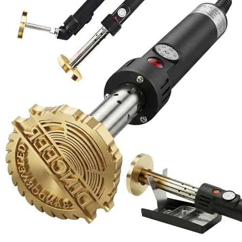 Dinceer Custom Electric Branding Iron for Wood, Leather, Foo...