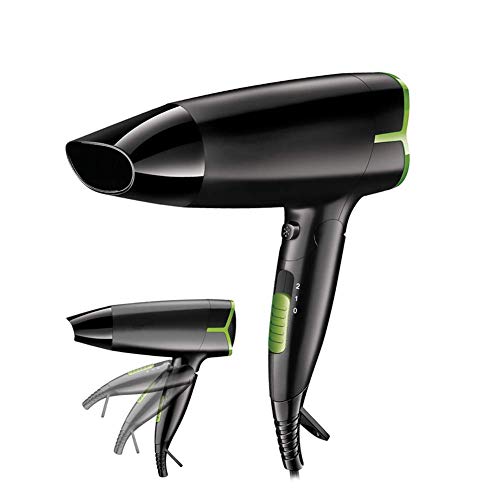 Faltbarer Reisefön 1600W Professioneller Salon-Ionen-Haartrockner Kompakter Reisefön mit 2 Heizstufen und doppelter Spannung Cool