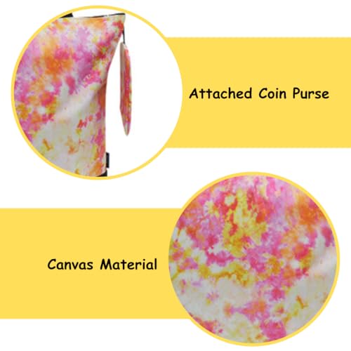 Image of NGIL Medium Top Zipper Closure Canvas Tote Bag with Attached Matching Coin Purse For Moms and Nurses