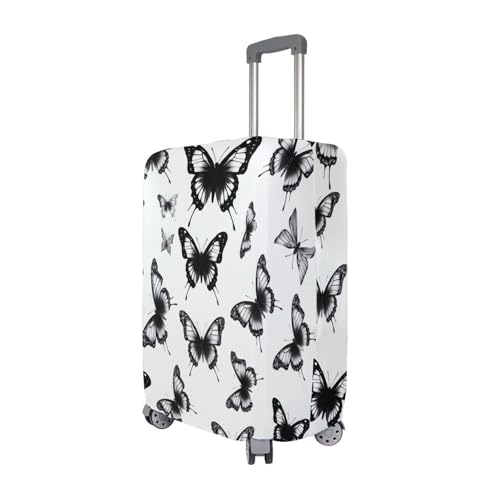 Butterfly Luggage Cover for Suitcase, Elastic Travel Protector with Zipper, Washable Anti-Scratch Dustproof Luggage Sleeve Fits 29-32 Inch3