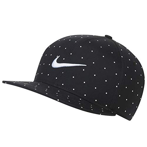 Nike New Aerobill Pro Dot Black/White/White Snapback Hat/Cap Nike New Aerobill Pro Dot Black/White/White Snapback Hat/Cap