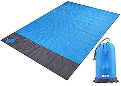 VARWANEO Beach Mat Portable Waterproof Sand-Proof Lightweight Outdoor Blanket Mat for Camping Picnic Hiking Beach - Thumbnail 2