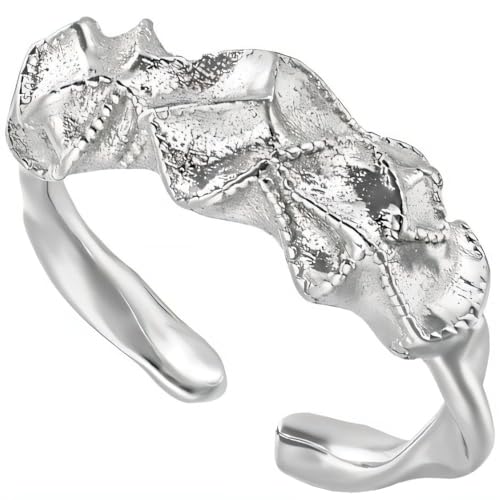 Bague en argent sterling 925 élégante NicoWerk, affirmez votre style avec éclat