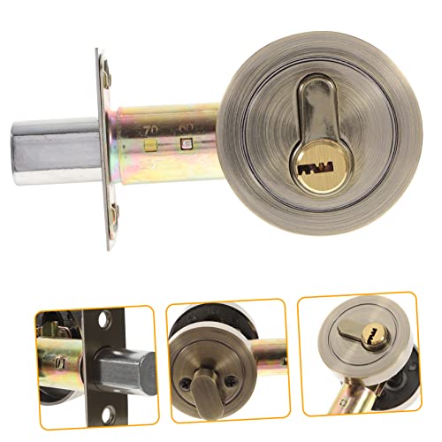 WOONEKY Fechadura Da Porta Fechadura Preta Fechadura Da Porta Fechadura Da Porta Do Bolso Maçaneta D