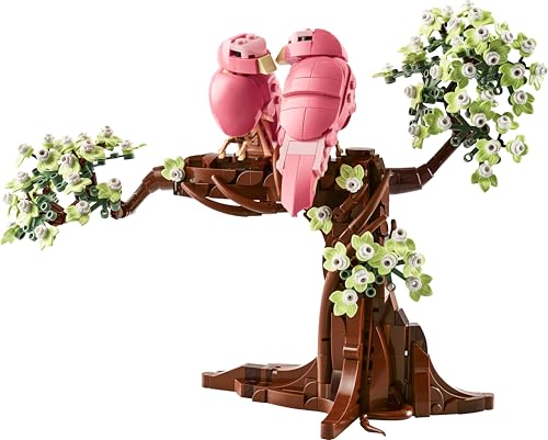 Image of LEGO Ideas Love Birds Building Set - Bird Decor - Valentine's Day Gift - Craft Kit for Adults 21365