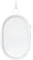Bolsinha Organizar Cabos Carregadores Fios Fone Com Chaveiro (Branco)