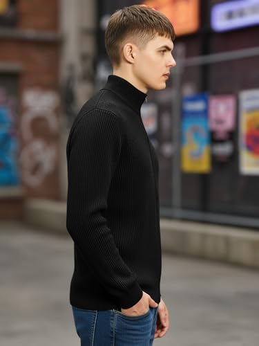 Image of Maniac || Mens || Solid Texture || High Neck || Full Sleeve || Full Zipper || Cotton || Jacket