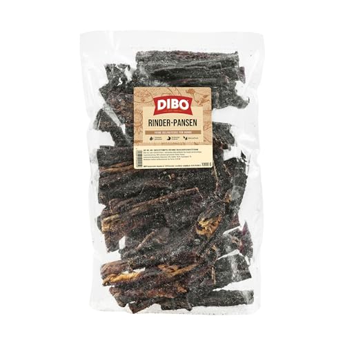 DIBO Rinderpansen, 1000g, der kleine Naturkau-Snack oder Leckerli für Zwischendurch, Hundefutter, Qualitätskauartikel ohne Chemie