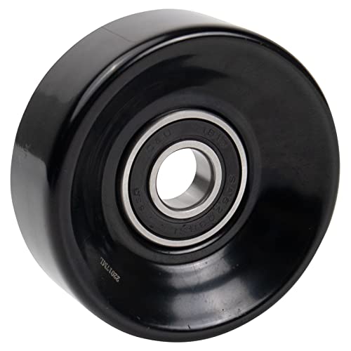 TRQ Serpentine Belt Idler Pulley Compatible with 92–11 Ford Ranger 88–05 Chevrolet Astro 01–10 Toyota Tundra 98–02 Honda Accord 99–03 Jeep Grand Cherokee 00–03 Dodge Dakota 88–05 GMC Safari
